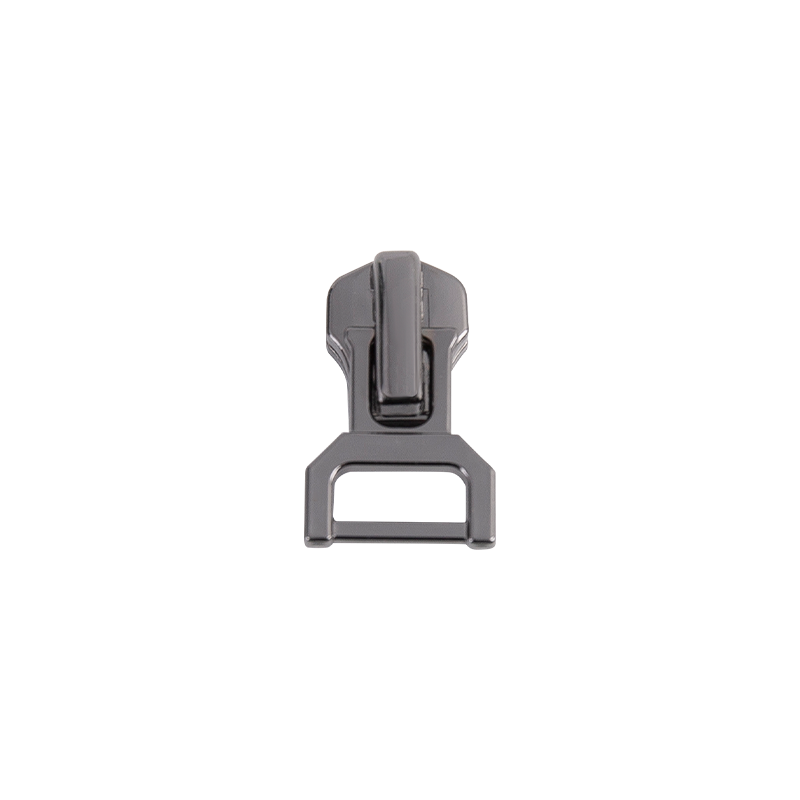 FY3667 5# metall lys svart nikkel glider