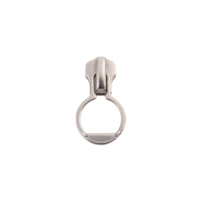 FY3739 5# metall matt sølv glider