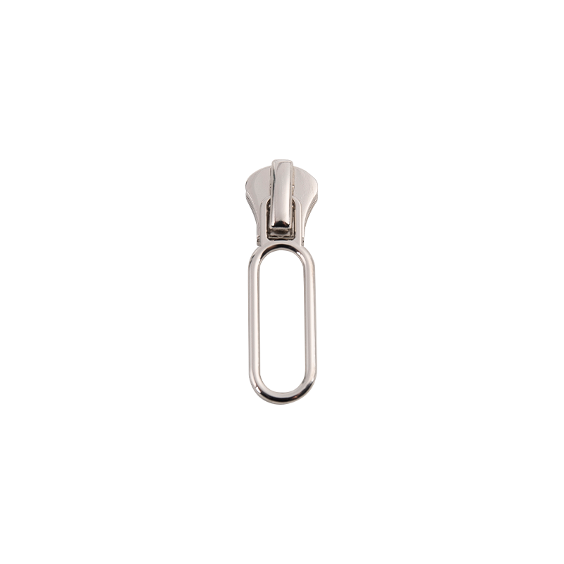 FY3684 8# metall lys svart nikkel matt glider