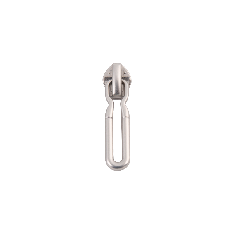 FY19032 5# nylon matt sølv glider